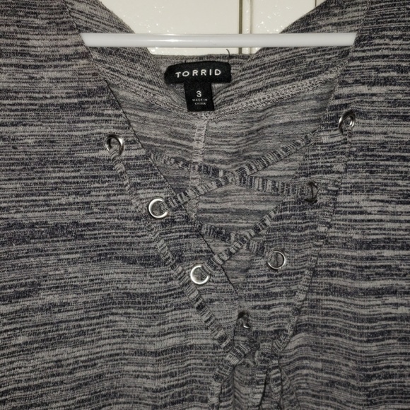 🚫SOLD Torrid Grey Dress - Picture 3 of 5